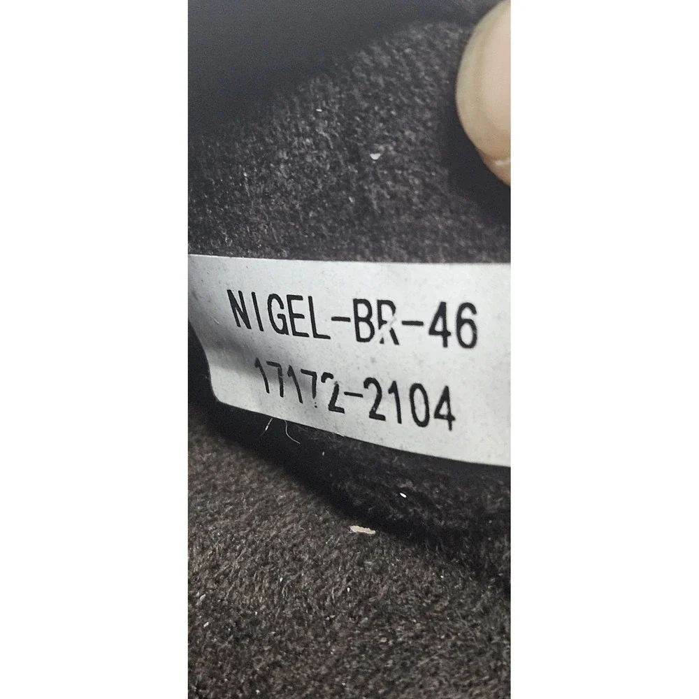 Spring Step Men Nigel Leather Slipper Black Nubuck‎ EU 46 / US 12-12.5 NEW